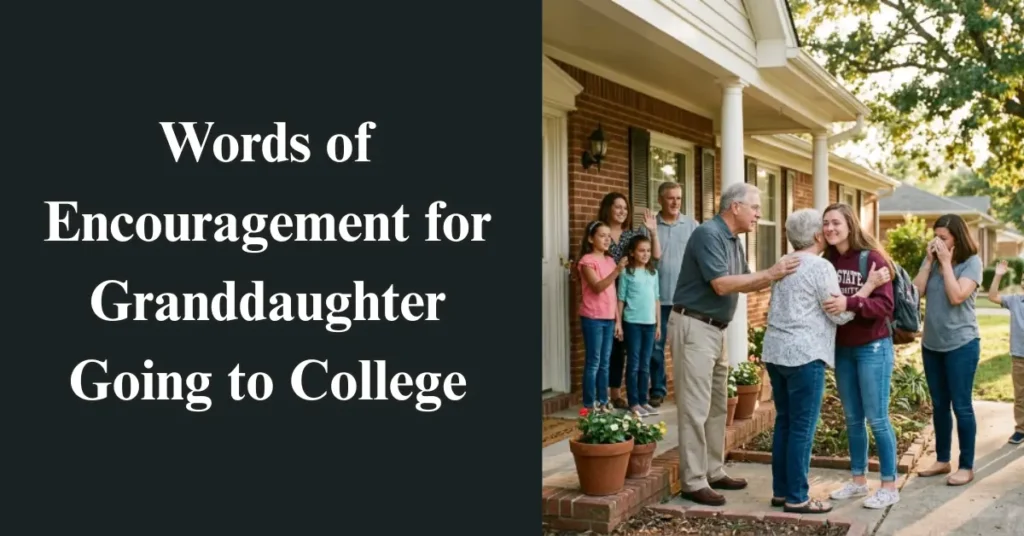 Words of Encouragement for Granddaughter Going to College