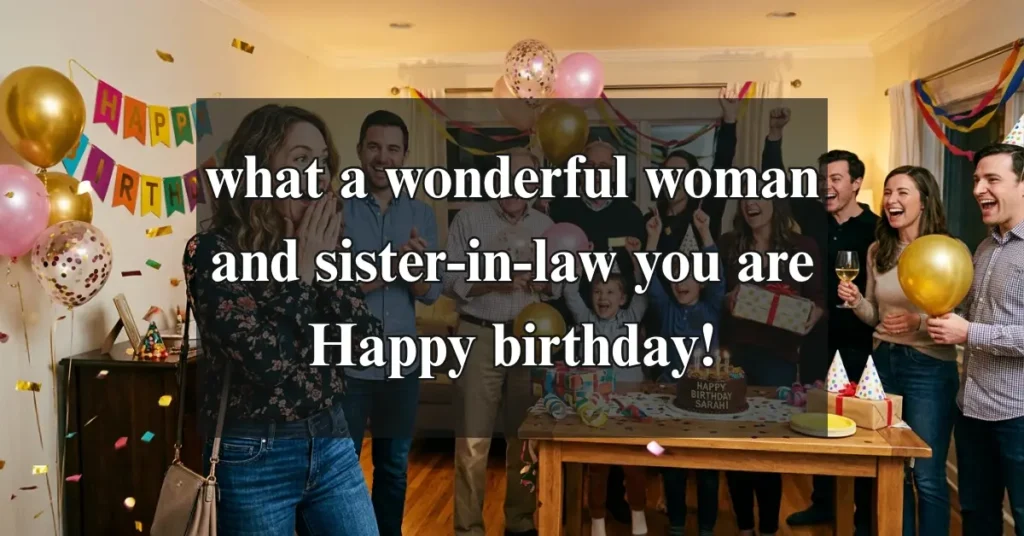 30+ Birthday wishes for sister-in-law