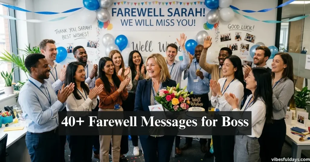 40+ Farewell Messages for Boss