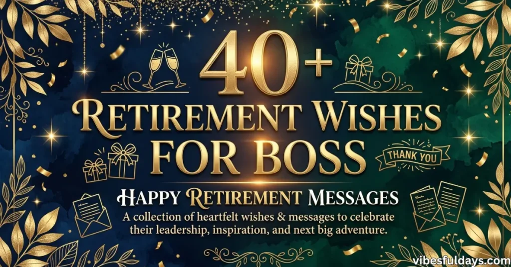 40+ Happy Retirement Messages