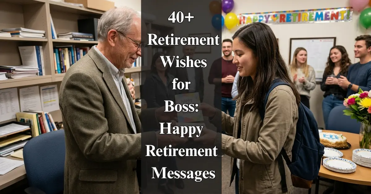 40+ Retirement Wishes for Boss [Heartfelt Messages]