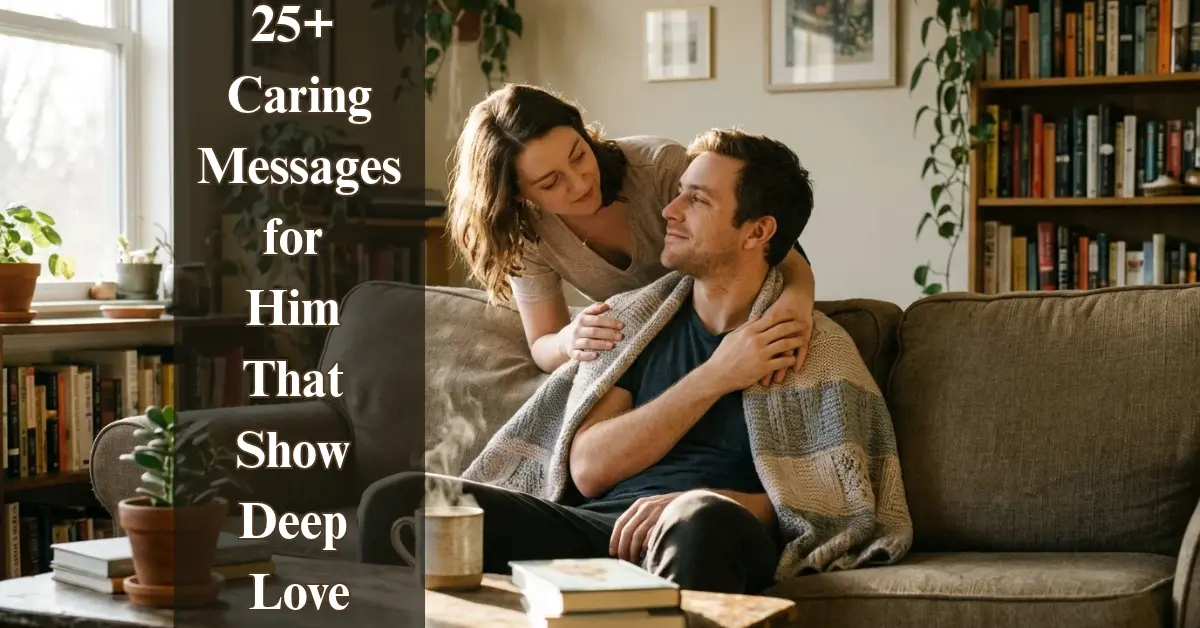 25+ Caring Messages for Him (Truly Heartfelt)
