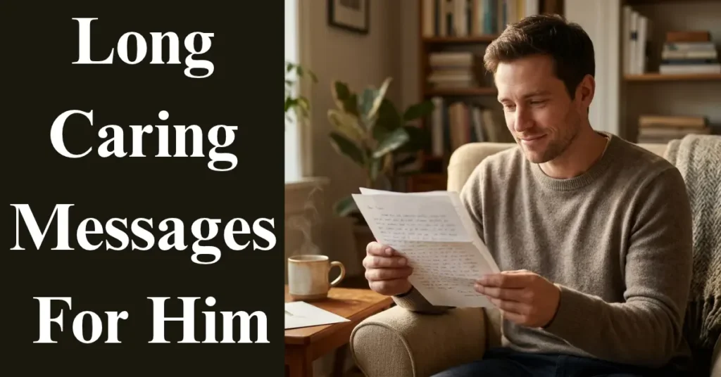 Long Caring Messages For Him