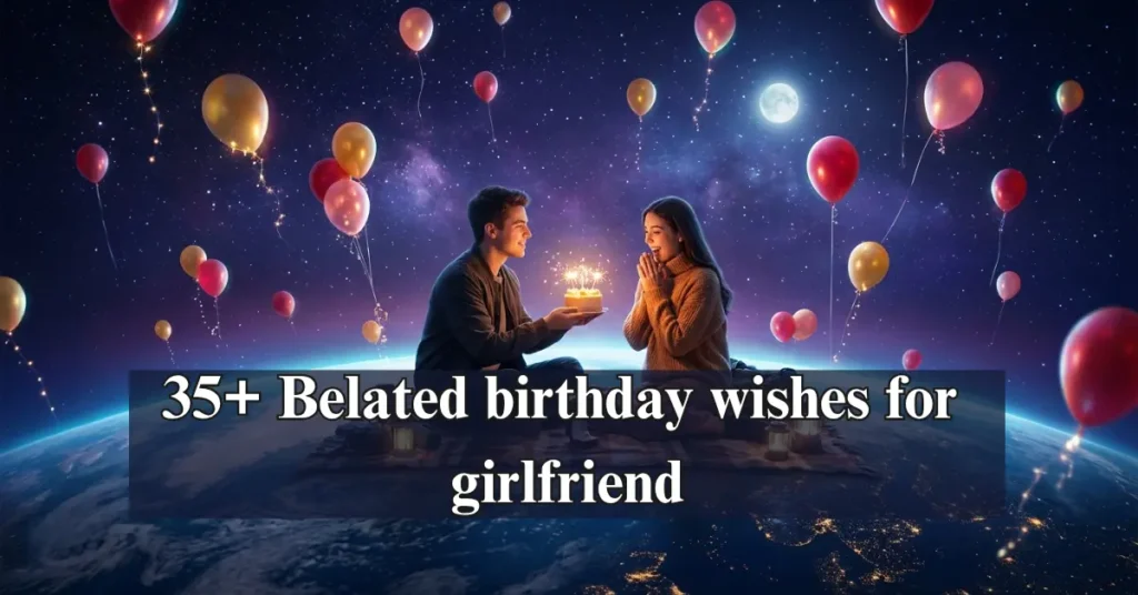 35+ Belated birthday wishes for girlfriend