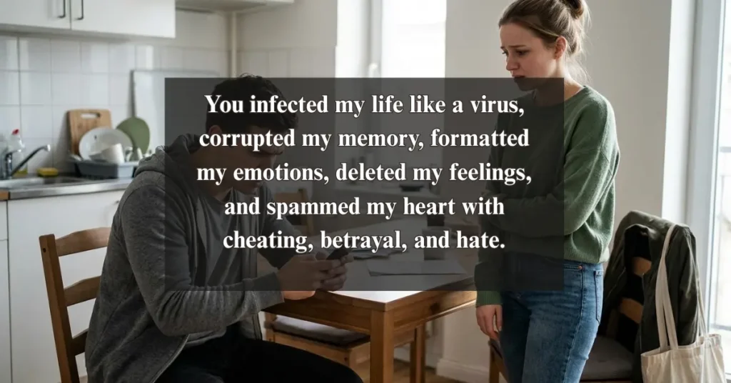 I hate you messages for her: Cheating and betrayal by ex-boyfriend or ex-husband