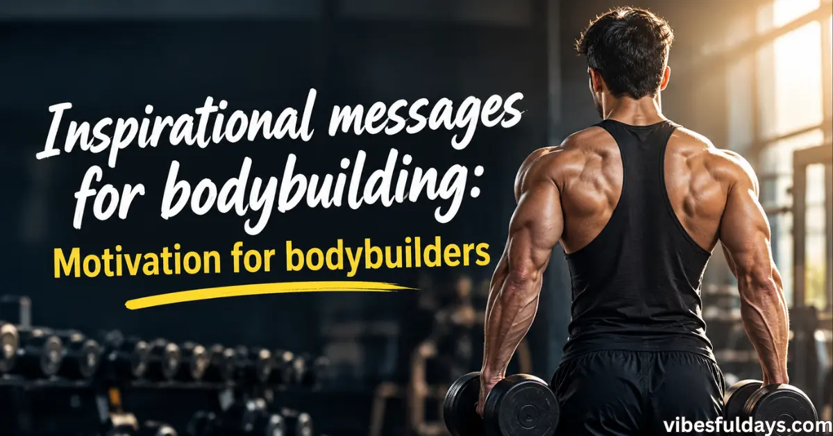 35+ Bodybuilding Motivation Messages [Power & Strength]