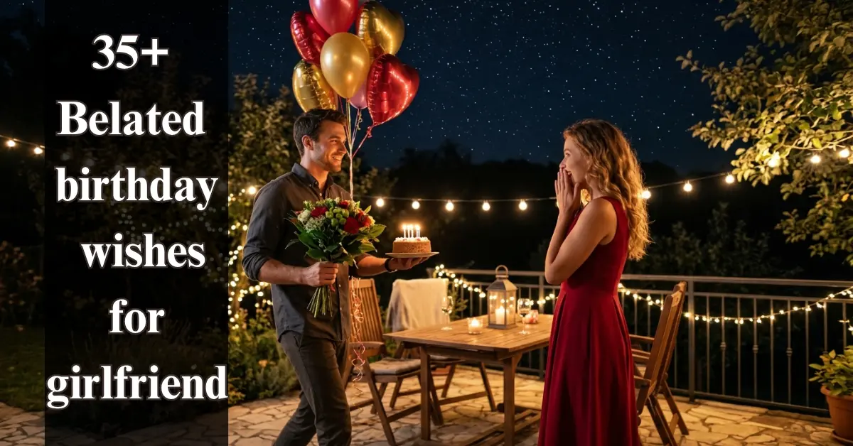 35+ Belated Birthday Wishes for Girlfriend [Heartfelt]