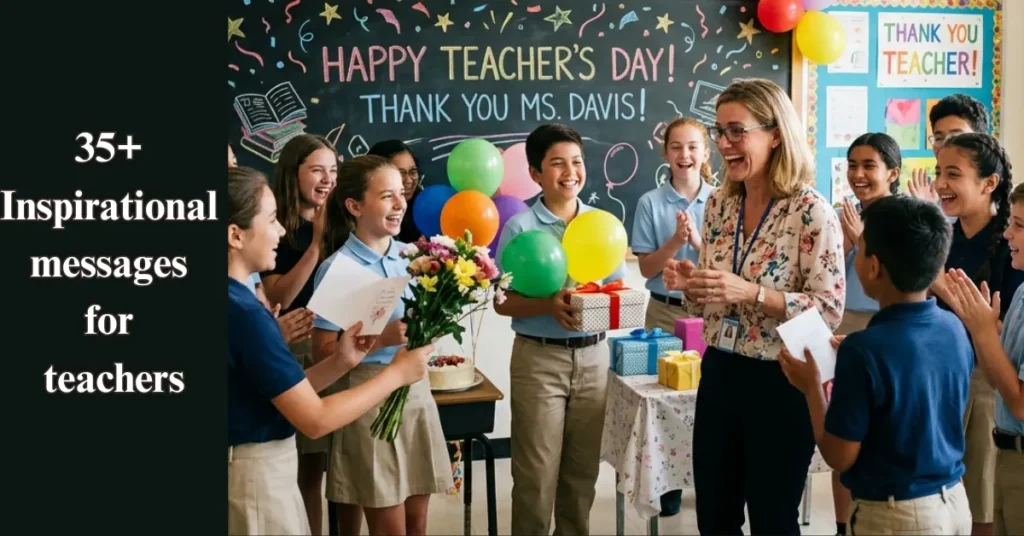 35+ Inspirational messages for teachers