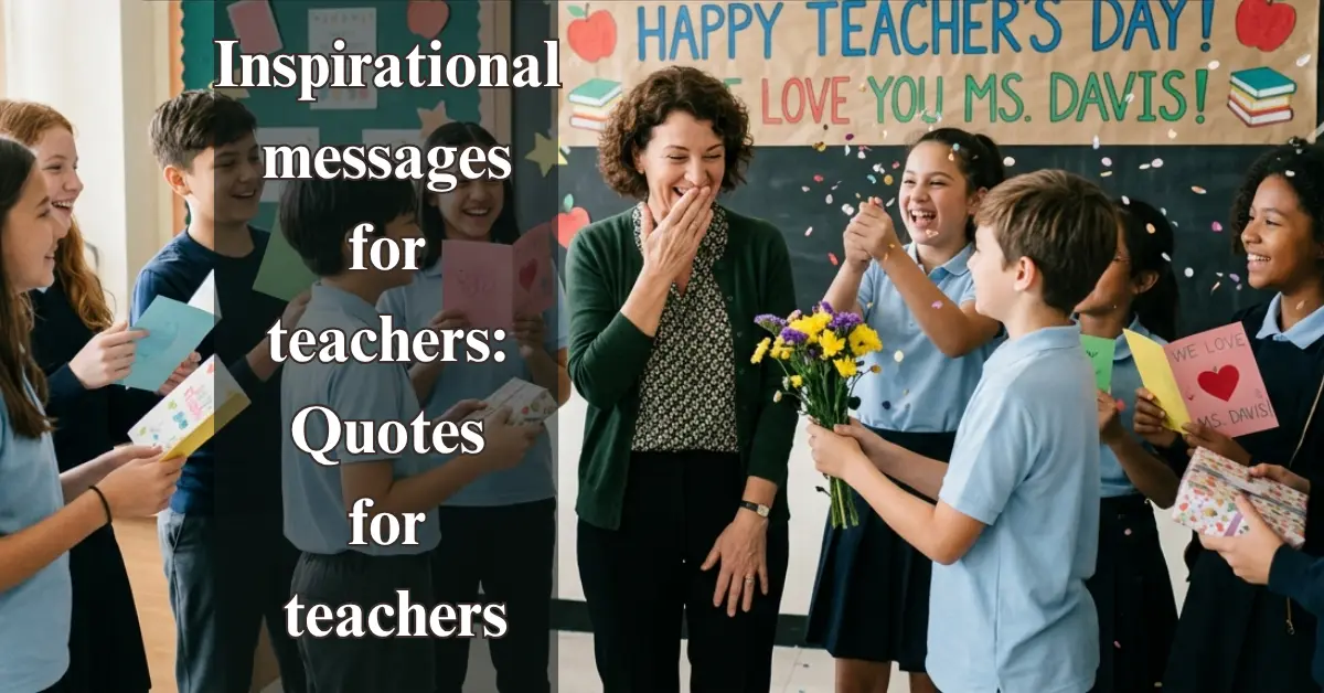 Inspirational Messages for Teachers [Best Quotes]