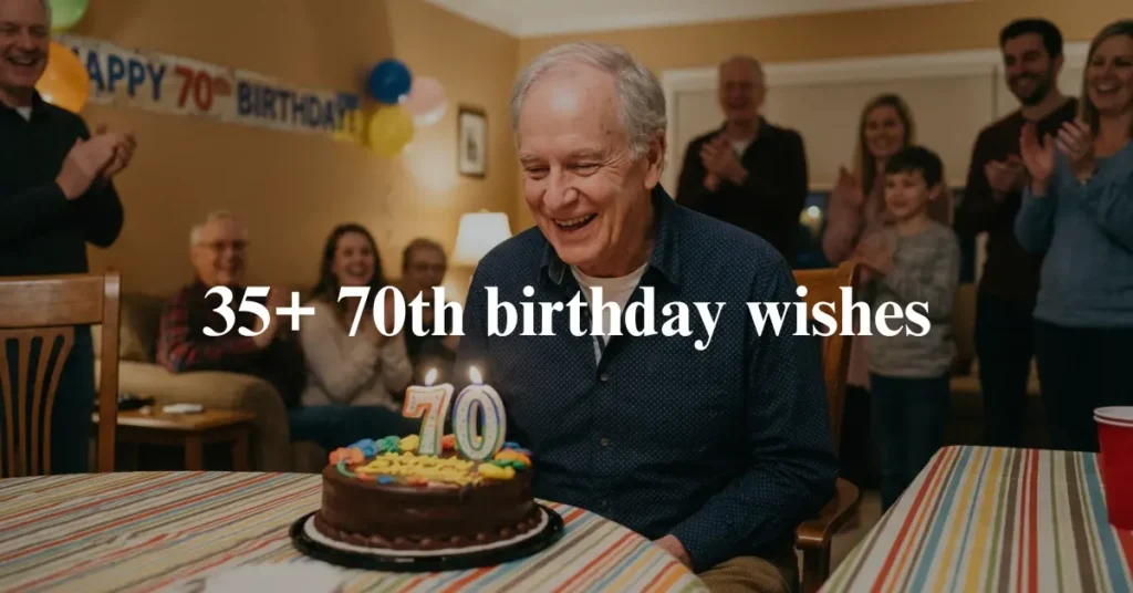 35+ 70th birthday wishes