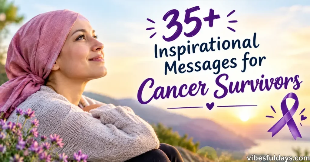 35+ Inspirational messages for cancer survivors
