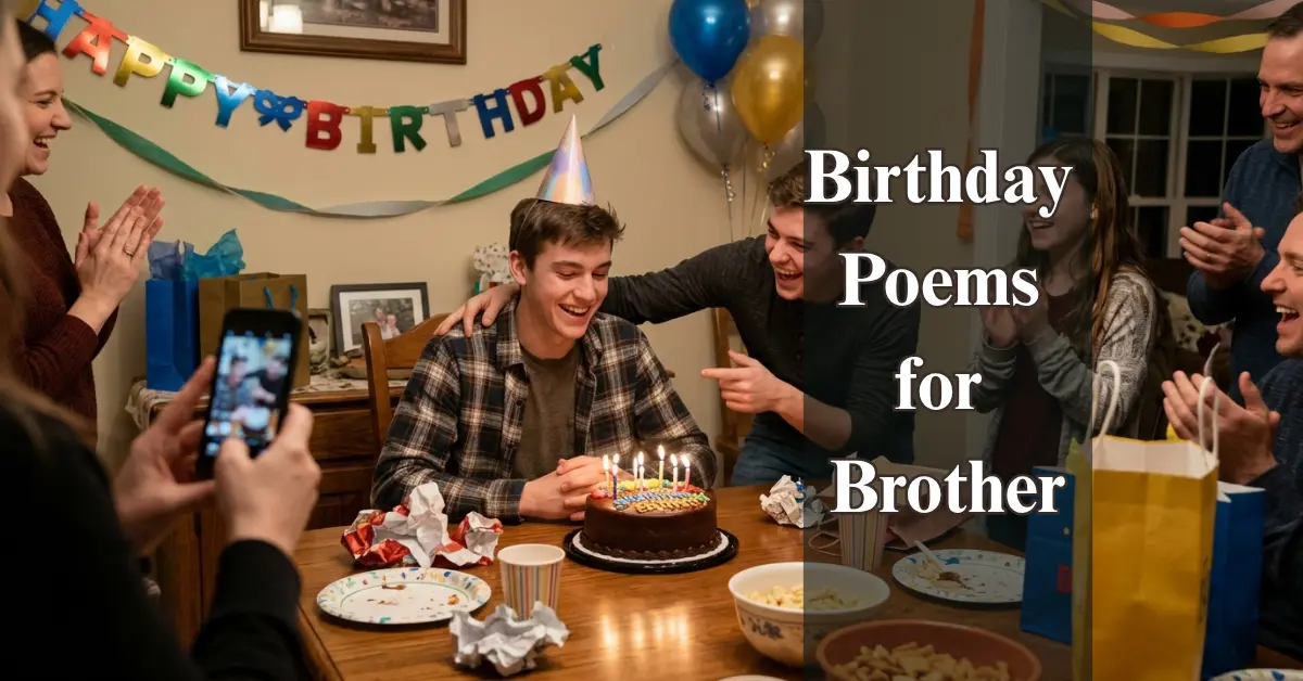 Birthday Poems for Brother [Touching & Sweet]