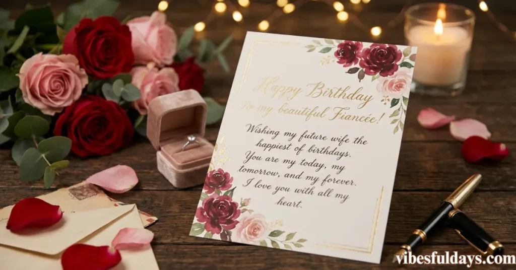 40+ Birthday Wishes for Fiancée