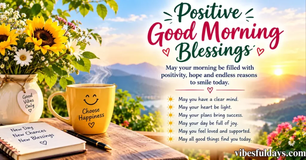 Positive Good morning Blessings